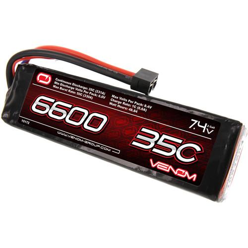 Venom Group Venom 35C 2S 6600mAh 7.4V Lipo Battery With Universal Plug