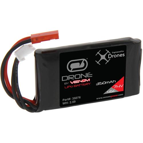 Venom Group Venom 45C 2S 350mAh 7.4V Lipo Drone Battery With Jst Plug