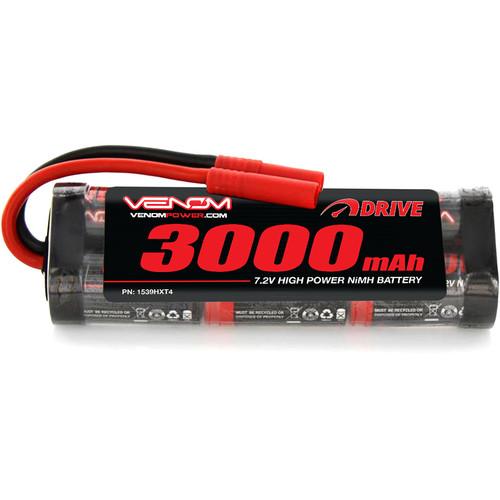 Venom Group Venom 7.2V 3000mAh 6 Cell NiMH Battery With Hxt 4.0Mm Plug
