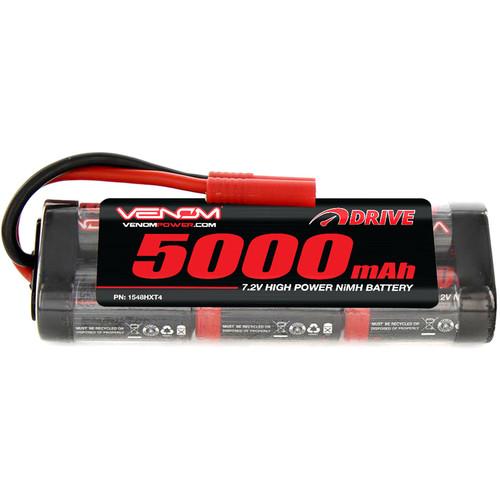 Venom Group Venom 7.2V 5000mAh 6 Cell NiMH Battery With Hxt 4.0Mm Plug