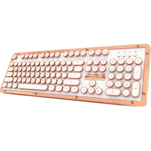 AZIO Retro Classic BT Wireless Backlit Mechanical Keyboard