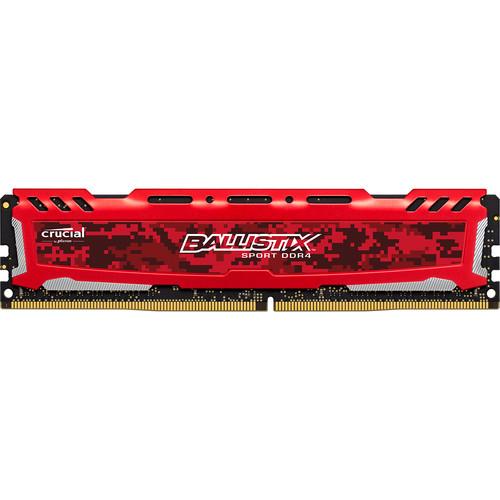 Ballistix 4GB Sport LT Series DDR4 2666 MHz DR UDIMM Memory Module