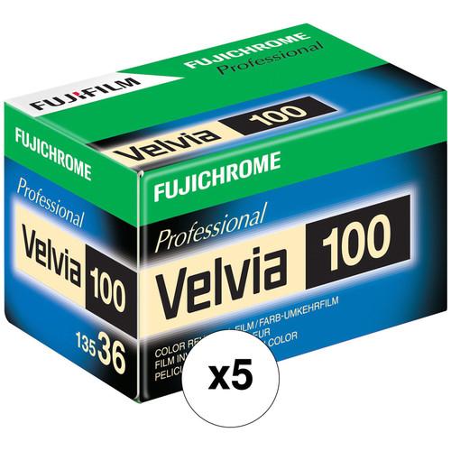 FUJIFILM Fujichrome Velvia 100 Professional RVP 100 Color Transparency Film