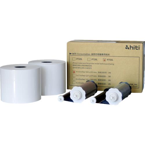 HiTi 4x6" Ribbon and Paper Case for P720L Photo Printers