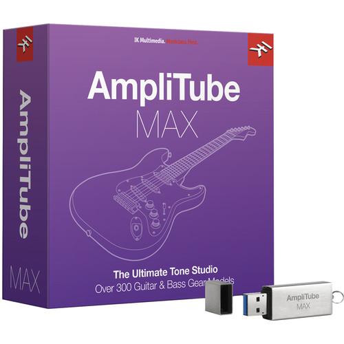 IK Multimedia AmpliTube MAX - Total Bundle of Guitar Amplifier and Cabinet Emulation Software