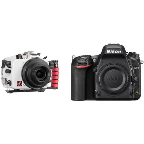 Ikelite 200DL Underwater Housing and Nikon D750 Camera Body Kit