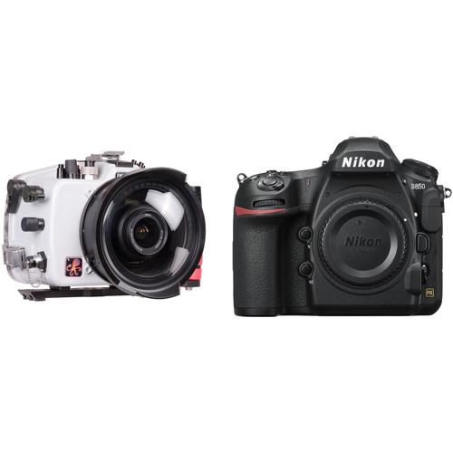 Ikelite Underwater Housing and Nikon D850 DSLR Camera Body Kit