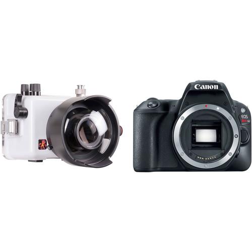 Ikelite Underwater TTL Housing with 6" Dome Port and Canon EOS Rebel SL2 DSLR Camera Body Kit