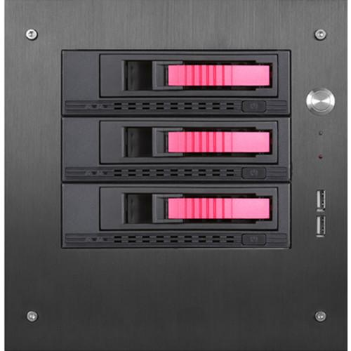 iStarUSA Compact Stylish 3x 3.5" Hotswap mini-ITX Tower