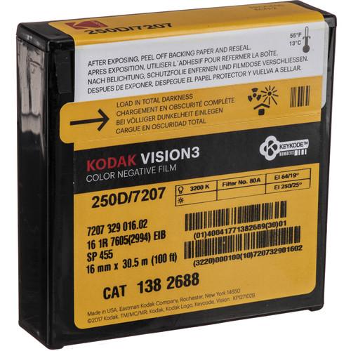 Kodak Vision3 250D #7207 16mm Color Negative Silent Movie Film