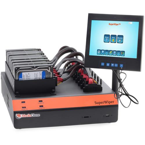 MediaClone SuperWiper Desktop 8 SAS SATA 10-USB Fast Drive Eraser