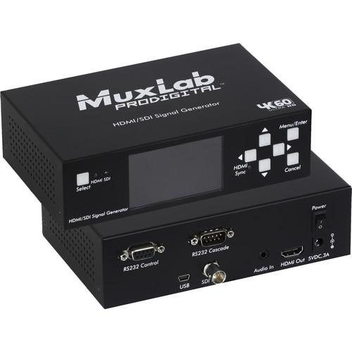 MuxLab HDMI 2.0 3G-SDI Signal Generator