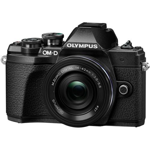 Olympus OM-D E-M10 Mark III Mirrorless Micro Four Thirds Digital Camera with 14-42mm EZ Lens