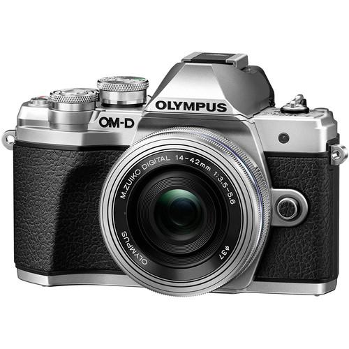 Olympus OM-D E-M10 Mark III Mirrorless Micro Four Thirds Digital Camera with 14-42mm EZ Lens