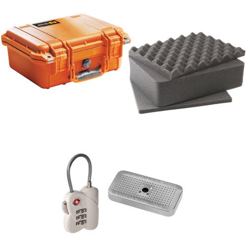 Pelican 1400 Case with Foam Set, TSA Lock, and Desiccant Gel