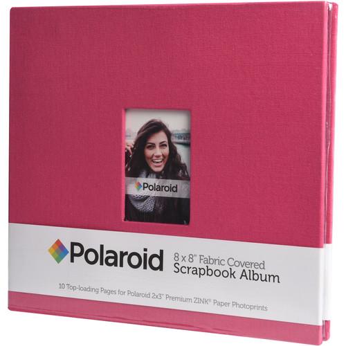 Polaroid Fabric Covered Scrapbook Album