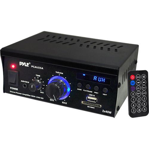 Pyle Pro PCAU25A 2-Channel 80W Stereo