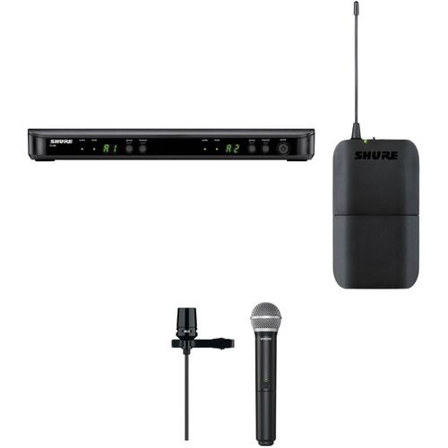 Shure Dual-Channel Lavalier and Handheld Wireless Microphone Kit