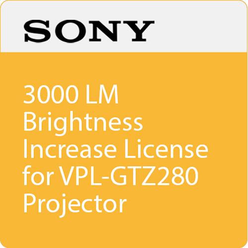 Sony 3000 LM Brightness Increase License for VPL-GTZ280 Projector
