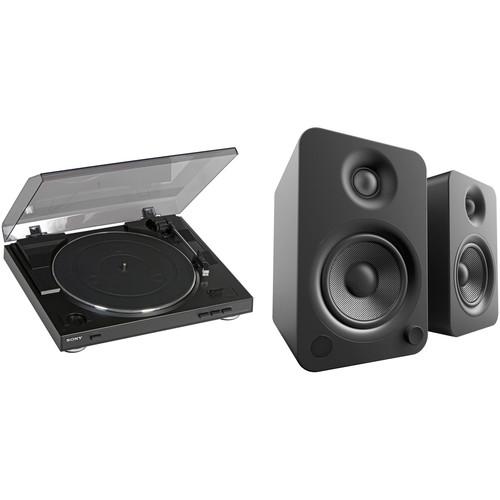 Sony PS-LX300USB USB Stereo Turntable and Powered Speakers Kit
