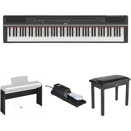 Yamaha P-125 88-Note Digital Piano with Home Studio Kit
