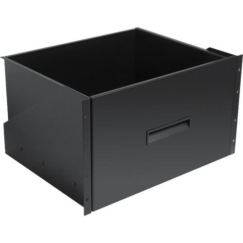 Atlas Sound Storage Drawer - Recessed 6-Rack Unit with 14"Extension