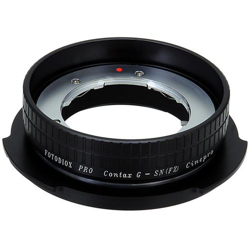 FotodioX Pro Lens Mount Adapter for Contax G SLR Lens to Sony CineAlta FZ-Mount Camera Bodies