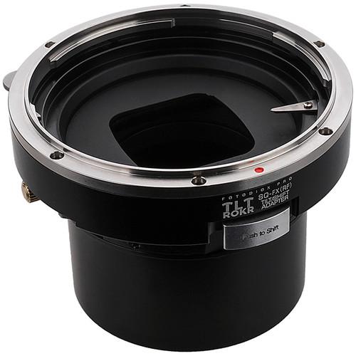 FotodioX Pro TLT ROKR Tilt Shift Lens Mount Adapter for Bronica SQ Lens to Fuji X-Mount Camera