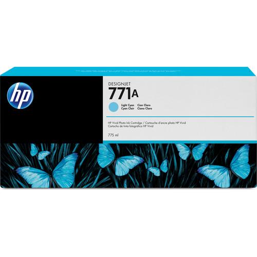 HP 771A DesignJet 775mL Light Cyan Ink Cartridge