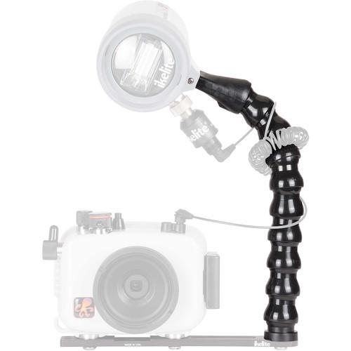 Ikelite 10" Flex Arm with DS50 51 Strobe Mount for Action Tray II