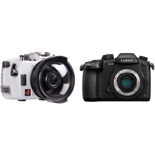 Ikelite 200DL Underwater Housing and Panasonic Lumix GH5 Micro Four Thirds Camera Body Kit