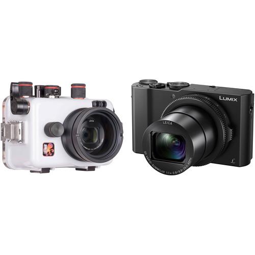 Ikelite Underwater Housing and Panasonic Lumix DMC-LX10 Digital Camera Kit