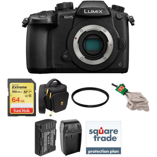 Panasonic Lumix DC-GH5 Mirrorless Micro Four Thirds Digital Camera Deluxe Kit