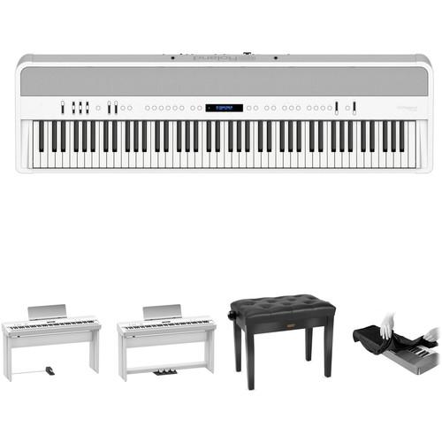Roland FP-90 Digital Piano Kit with Stand, Pedal Unit, Bench, and Dust Cover