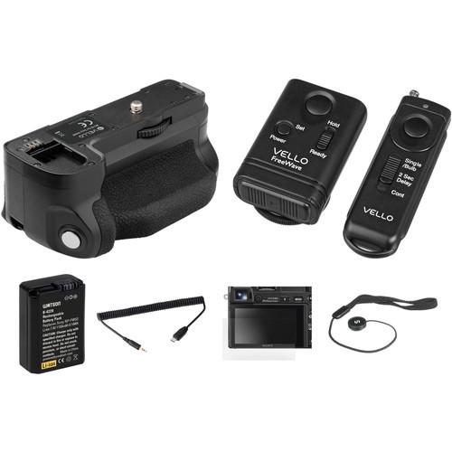 Vello Accessory Kit for Sony a6500