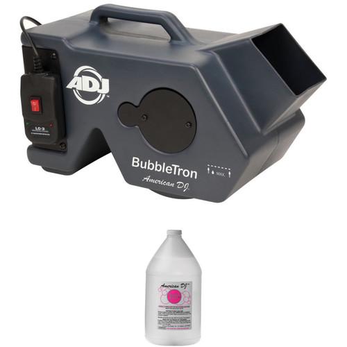 American DJ Bubbletron High-Powered Bubble Machine with Bubble Juice