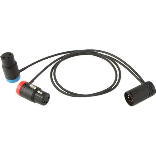 Cable Techniques Low-Profile Stereo Y Cable for Camera-Mounted Mics