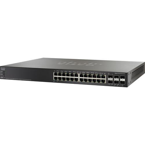 Cisco SG500X-24P-K9-NA 24-Port Fast Ethernet Managed Switch