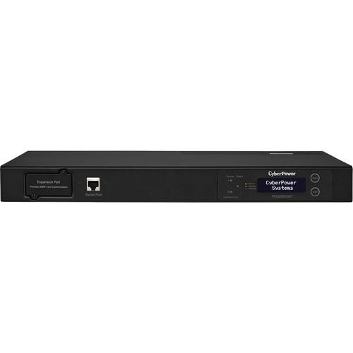 CyberPower Metered PDU16A 100-120V 2xNema 5-20P Plug 10-Nema 5-20R OUTS 1U 10