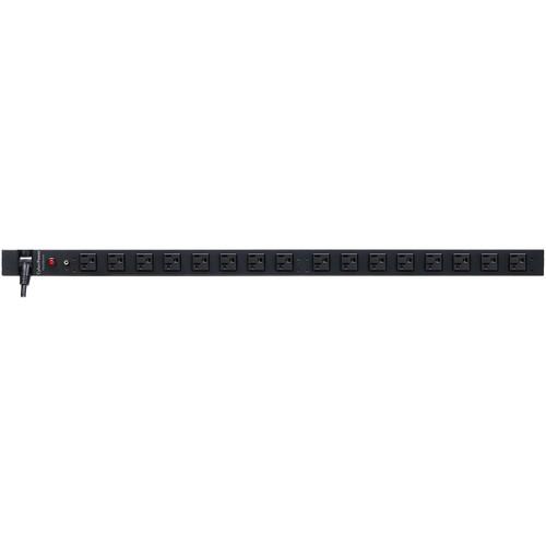 CyberPower PDU 16A 120V 50-60Hz Nema L5-20P Plug 16 Nema 5-20R, 0U 10
