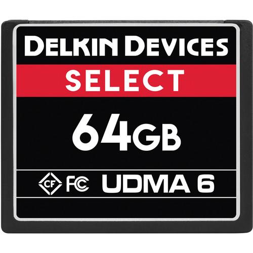 Delkin Devices 64GB Select UDMA 6 CompactFlash Memory Card