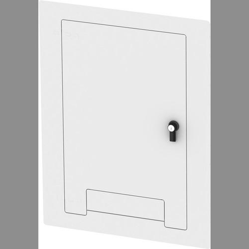 FSR WB-X3-CVRND-WHT Flush-Mounted Locking Cover