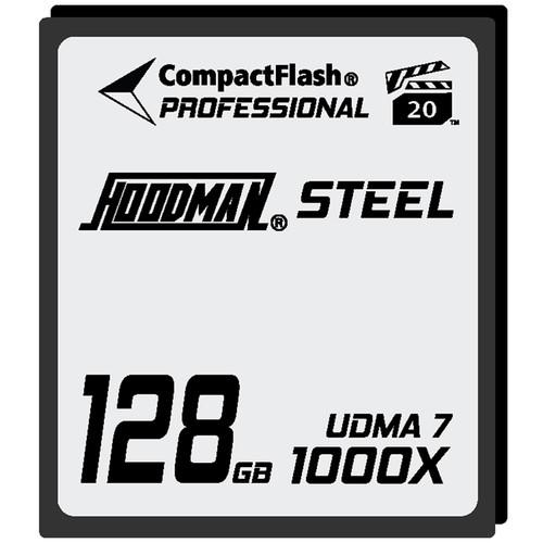 Hoodman 128GB UDMA7 CompactFlash Steel Card
