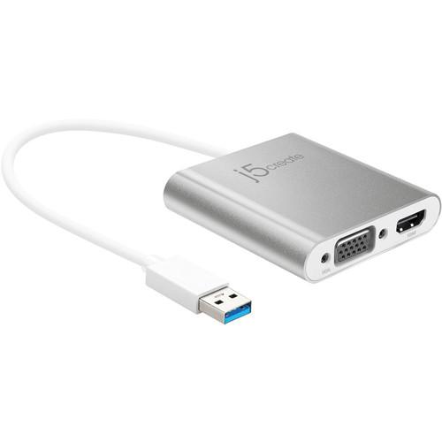 j5create USB 3.1 Gen 1 to HDMI VGA Multi-Monitor Adapter