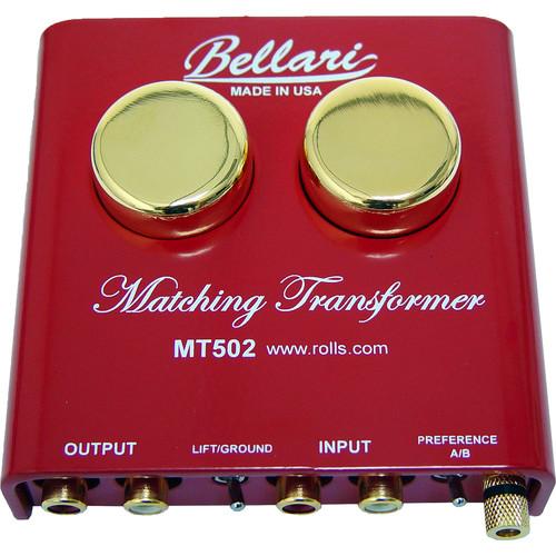 Rolls MT502 Bellari Step-Up Transformer for Turntables with Moving Coil Cartridges