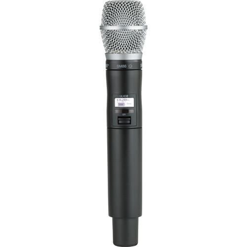 Shure ULXD2 Handheld Transmitter with SM86 Microphone Capsule