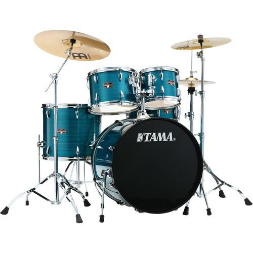 TAMA IP52CHLB Imperialstar 5-Piece Drum Set with Cymbals