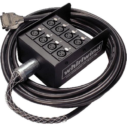 Whirlwind Studio DBB1-F-050 DB25 Male to 8 XLR Female Stage Box