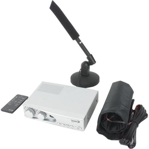 Williams Sound Counter Loop System With PLA240 Amplifier, PLM001 Power Loop Mat, Mic 027 Microphone, 1