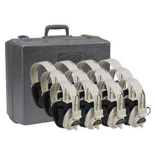 Califone Deluxe Stereo Headphone with Storage Case